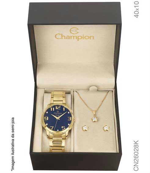 Relogio Champion Feminino - CN26028K Relogio Champion Feminino - CN26028K