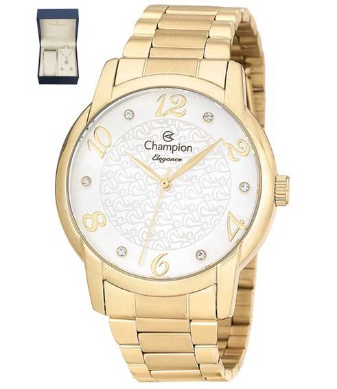 Relogio Champion Feminino - CN26224W- Conjunto Relogio Champion Feminino - CN26224W- Conjunto