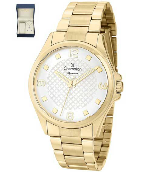 Relogio Champion Feminino - CN27563W- Conjunto Relogio Champion Feminino - CN27563W- Conjunto