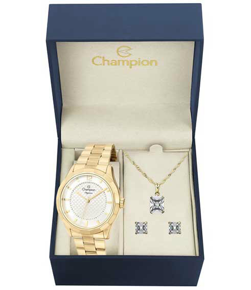 Relogio Champion Feminino - CN27581W- Conjunto Relogio Champion Feminino - CN27581W- Conjunto