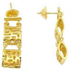 Brinco em ouro 18k feminino Brinco em ouro 18k feminino