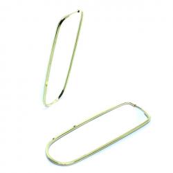 Argola africana em ouro amarelo 18k feminina - 2BRO1041 Argola africana em ouro amarelo 18k feminina - 2BRO1041