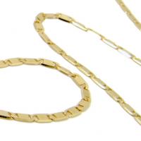 Corrente de ouro amarelo 18k - Cadeado - Masculina - 60 cm Corrente de ouro amarelo 18k - Cadeado - Masculina - 60 cm