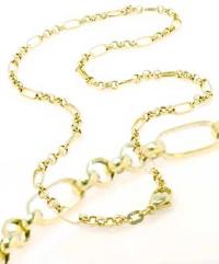 Corrente em ouro 18k - Elos portugueses - Feminina - 40 cm Corrente em ouro 18k - Elos portugueses - Feminina - 40 cm