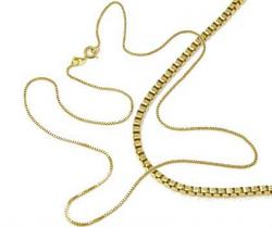 Corrente de ouro amarelo 18k - Veneziana - Feminina - 45 cm Corrente de ouro amarelo 18k - Veneziana - Feminina - 45 cm