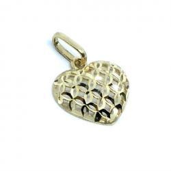 Pingente em ouro amarelo 18k - Coração filigrana - 2CRO0108 Pingente em ouro amarelo 18k - Coração filigrana - 2CRO0108