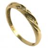 Anel em ouro amarelo 18k com diamantes - 1ANB0150 Anel em ouro amarelo 18k com diamantes - 1ANB0150