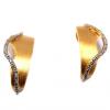 Brinco em ouro amarelo 18k feminino com brilhante Brinco em ouro amarelo 18k feminino com brilhante