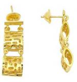 Brinco em ouro 18k feminino Brinco em ouro 18k feminino