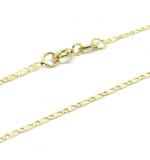 Corrente de ouro 18k Cadeado achatado 45 cm - 2CLO0574 Corrente de ouro 18k Cadeado achatado 45 cm - 2CLO0574