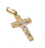 Crucifixo em ouro 18k - Filigrana c/ imagem Crucifixo em ouro 18k - Filigrana c/ imagem