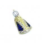 Pingente em ouro 18k com zirconias - 2PIZ0038 Pingente em ouro 18k com zirconias - 2PIZ0038