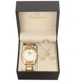 Relogio Champion Feminino - CN26064W- Conjunto Relogio Champion Feminino - CN26064W- Conjunto