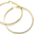 Argola Africana em ouro amarelo 18k feminina - 2BRO0707