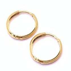 Argola africana de ouro amarelo 18k - 2BRO0077