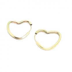 Argola africanas em ouro amarelo 18k - Corao - 2BRO0124