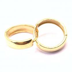 Argola africana de ouro amarelo 18k - 2BRO0149