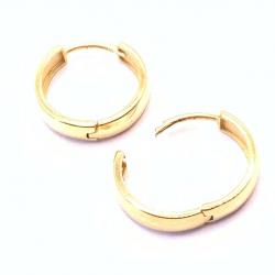 Argola africana de ouro amarelo 18k - 2BRO0149