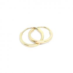 Argola africana em ouro amarelo 18k - 2BRO0475