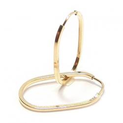 Africana em ouro 18k - Elipse fina - 2BRO1004