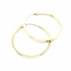 Argola africana de ouro amarelo 18k - 2BRO1077