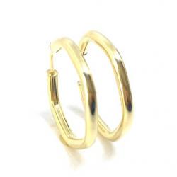 Brinco em ouro amarelo 18k feminina - Africana - 2BRO1094