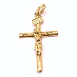 Crucifixo em ouro 18k  - Com imagem - 2CZO0070