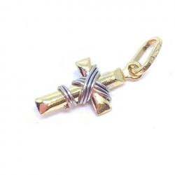 Crucifixo em ouro amarelo 18k - 2CZO00102