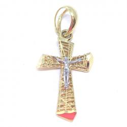 Crucifixo em ouro amarelo 18k - 2CZO00105 (Produto Esgotado)