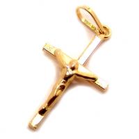 Crucifixo em ouro 18k  - Com imagem