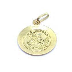 Medalha de So Jorge em ouro 18k - 2meo0006