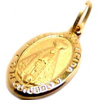 Medalha de Nossa Senhora Aparecida em ouro 18k - 2MEO0280