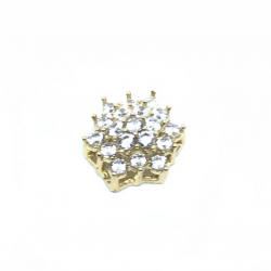 Pingente em ouro 18k com zirconias - 2PIZ0055