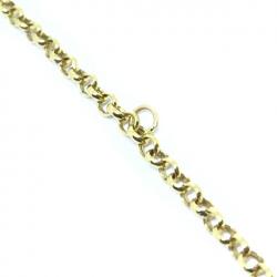 Pulseira feminina ouro 18k - Elos portugueses, pingente corao - 2PUO0663