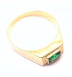 Anel em ouro 18k com pedra sintetica - 2APS0101