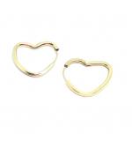 Argola africanas em ouro amarelo 18k - Corao - 2BRO0124