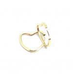 Argola africanas em ouro amarelo 18k - Corao - 2BRO0124