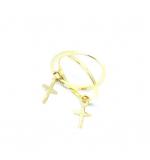 Argola africana de ouro amarelo 18k - 2BRO0145