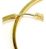 Argola africana em ouro amarelo 18k - 2BRO0196