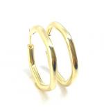 Brinco em ouro amarelo 18k feminina - Africana - 2BRO1094