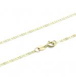 Colar em ouro 18k - Cadeado achatado - Feminino - 45 cm - 2CLO0583