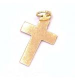 Crucifixo em ouro 18k  - Chapa - 2CZO0056