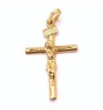 Crucifixo em ouro 18k  - Com imagem - 2CZO0070