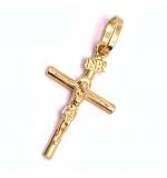 Crucifixo em ouro 18k  - Com imagem - 2CZO0070