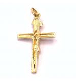 Crucifixo em ouro 18k  - Com imagem - 2CZO0070