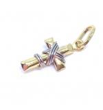 Crucifixo em ouro amarelo 18k - 2CZO00102