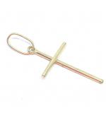 Crucifixo em ouro amarelo 18k - 2CZO00103