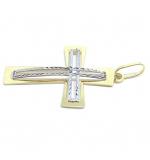 Crucifixos de ouro 18k - Vazado - 2CZO0327