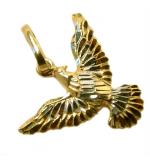 Pingente de ouro amarelo 18k - Pomba Divino Espirito Santo - 2PIO0414 Pingente de ouro amarelo 18k - Pomba Divino Espirito Santo - 2PIO0414