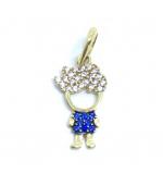 Pingente em ouro 18k - Boneco - 2PIZ0134